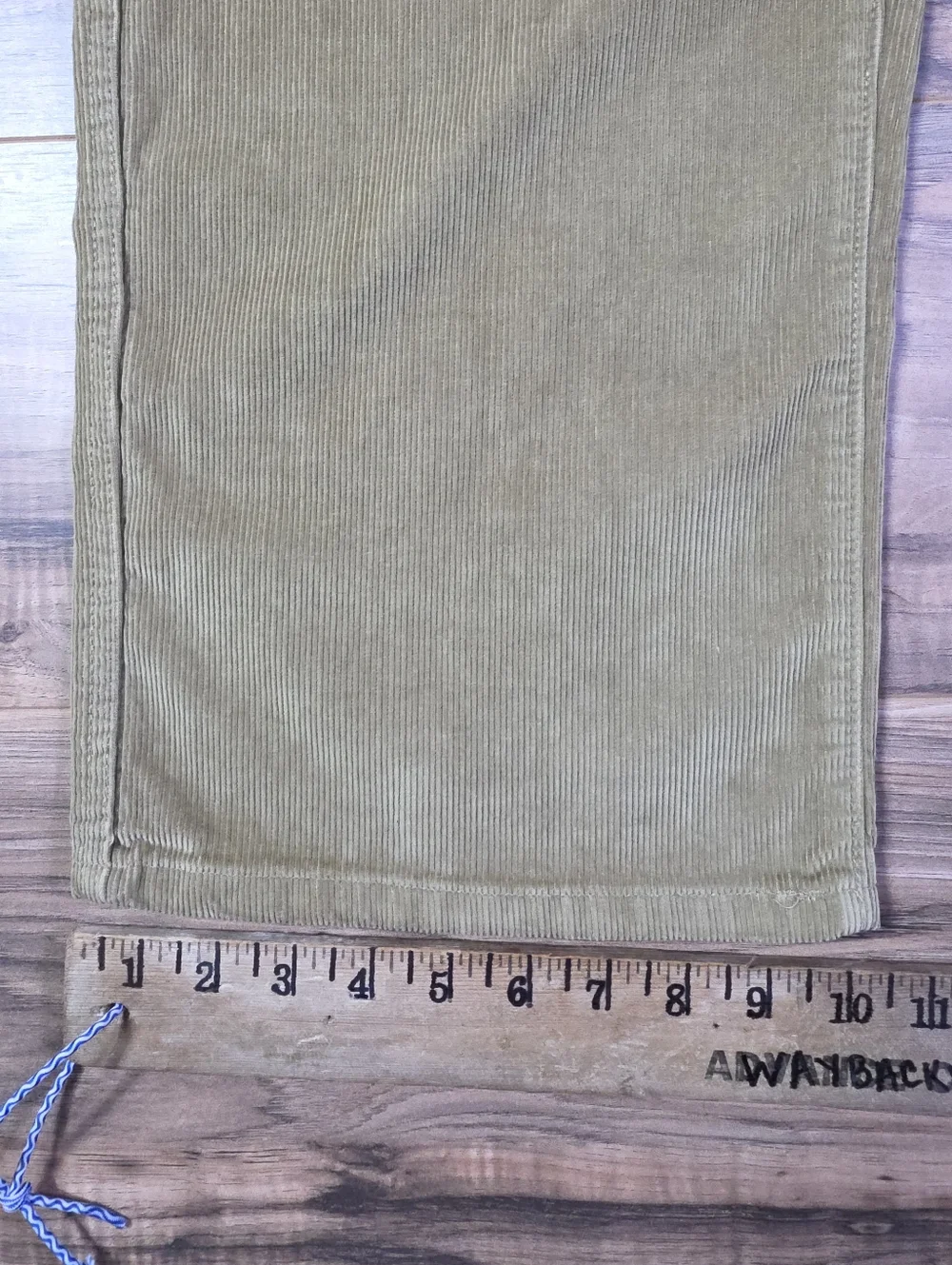L.L.Bean Natural Fit Corduroy Pants | 42x34 Olive Green Gorpcore